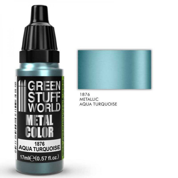 Peinture metallisee AQUA TURQUOISE