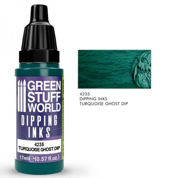 Peintures Dipping ink 17 ml - Turquoise Ghost Dip