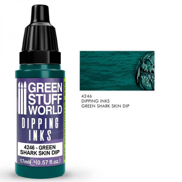 Peintures Dipping ink 17 ml - Green Shark Skin Dip