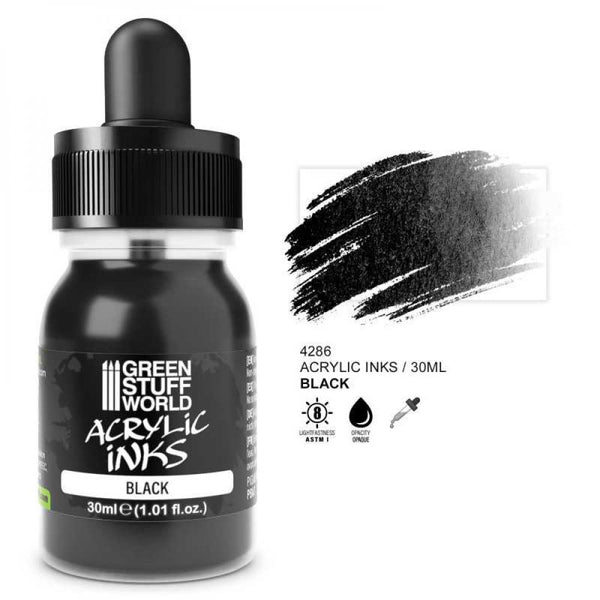Encre Acrylique Opaque - Noir