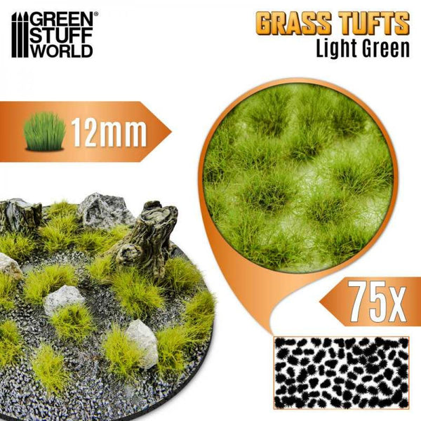 Touffes d'herbe - Tuft 12 mm - Vert clair