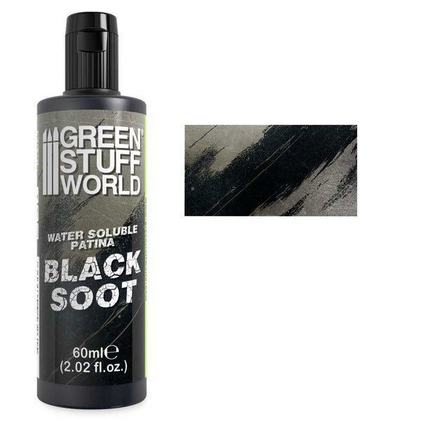 Patines solubles à  l'eau BLACK SOOT 60ml